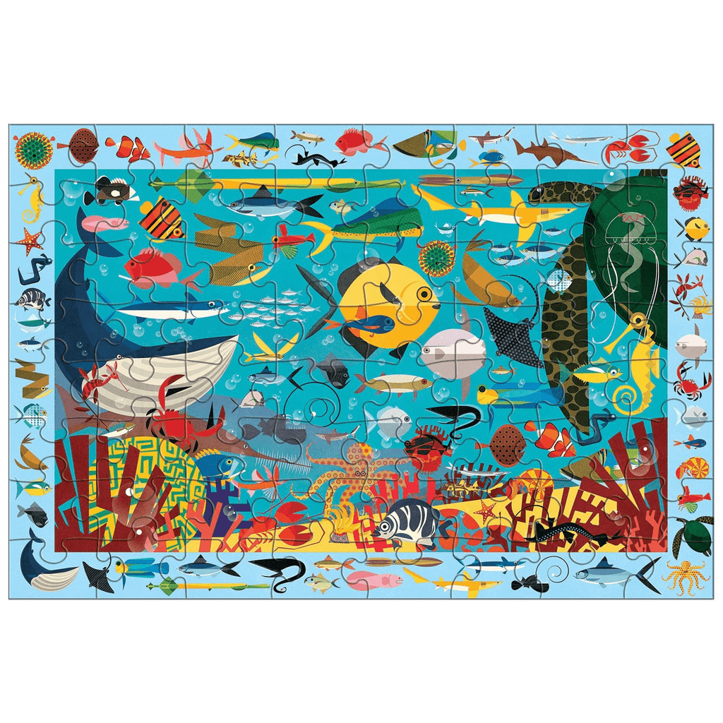 Ocean Life Search & Find Puzzle