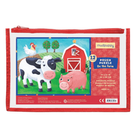 On The Farm 12-Piece Pouch Puzzle