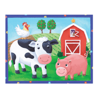 On The Farm 12-Piece Pouch Puzzle