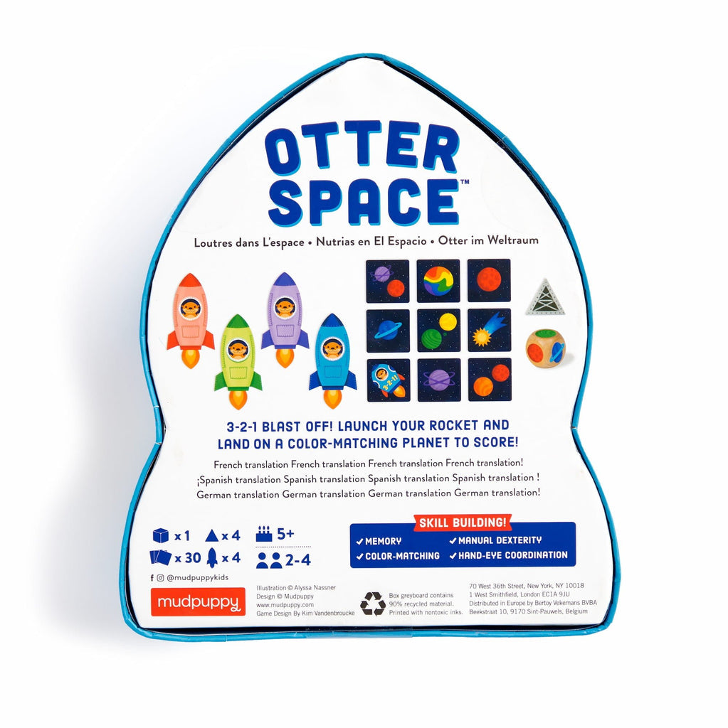 Otter Space Shaped Box Game