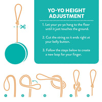 Rainbow Daisy Wooden Yo-Yo