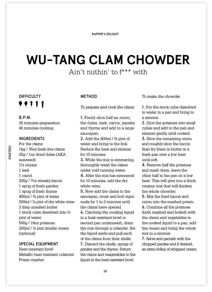 Rapper's Delight : The Hip Hop Cookbook