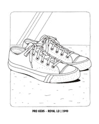 Sneaker Coloring Book: 46 Iconic Models