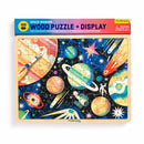 Space Mission 100 Piece Wood Puzzle + Display