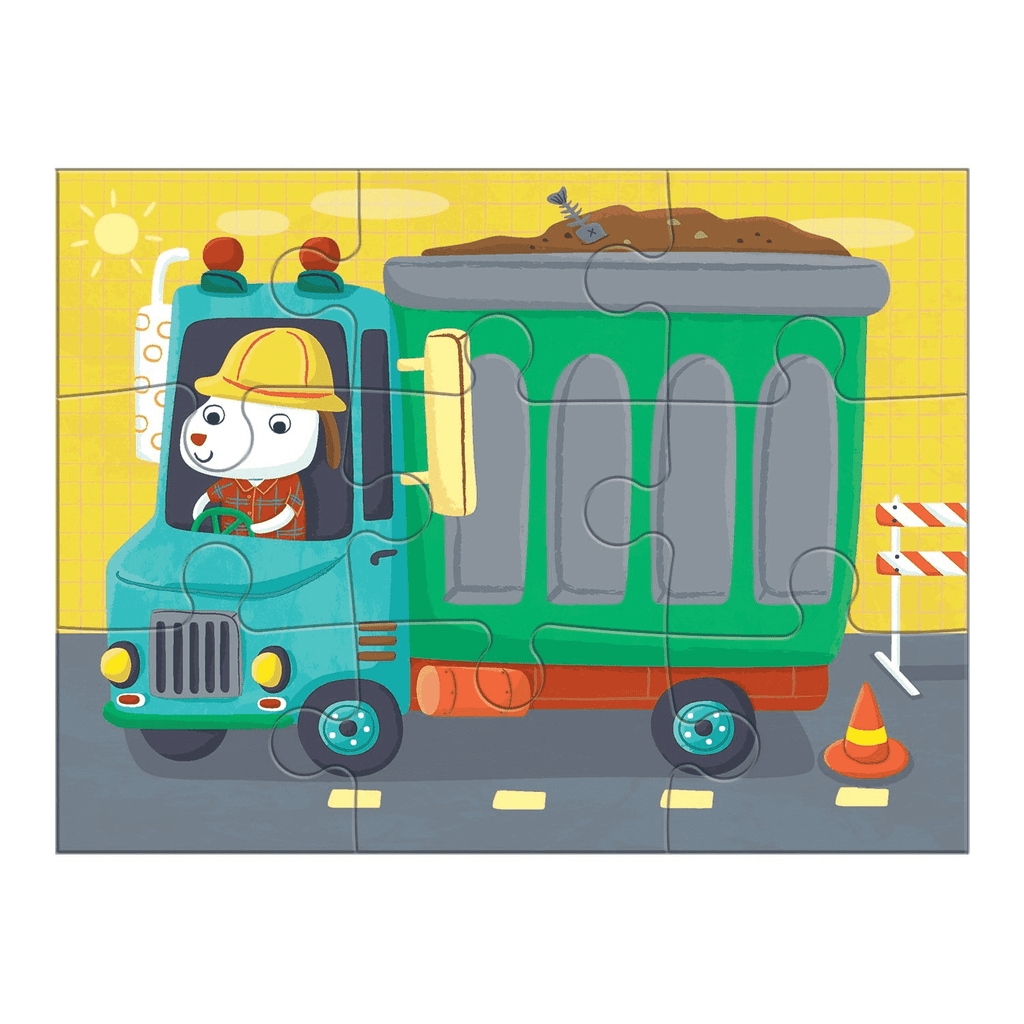 Transportation 4-In-a-Box Progressive Puzzle