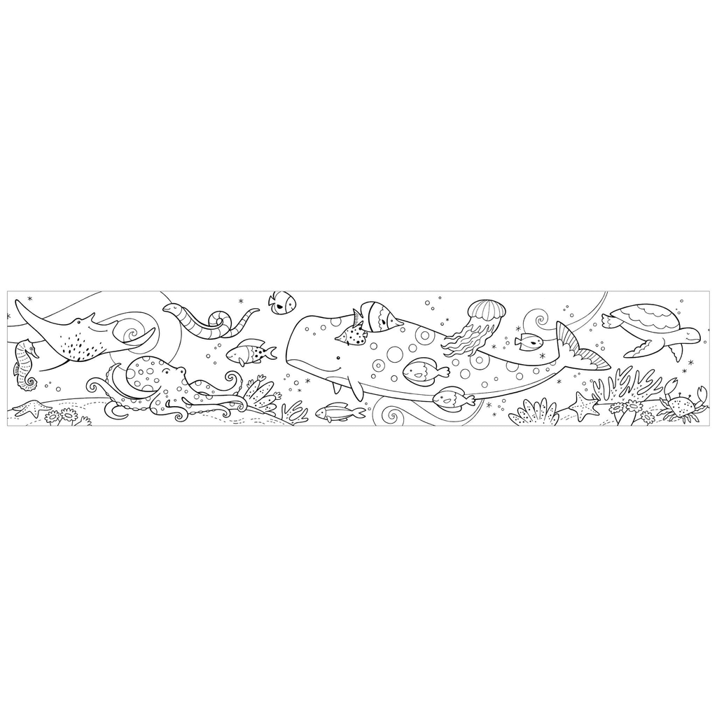 Under The Sea Mini Coloring Roll