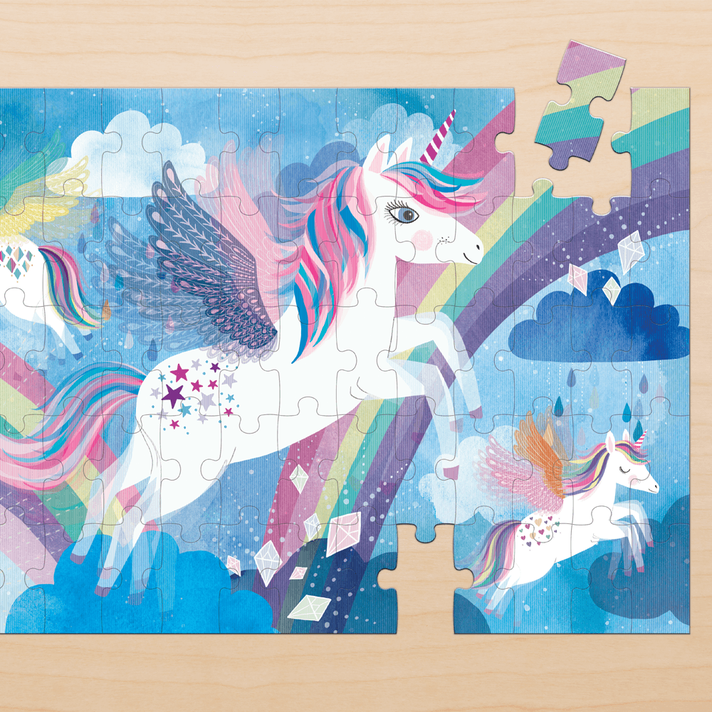 Unicorn Magic 75 Piece Lenticular Puzzle