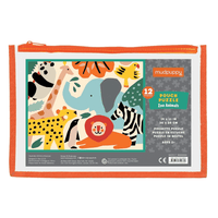 Zoo Animals 12-Piece Pouch Puzzle
